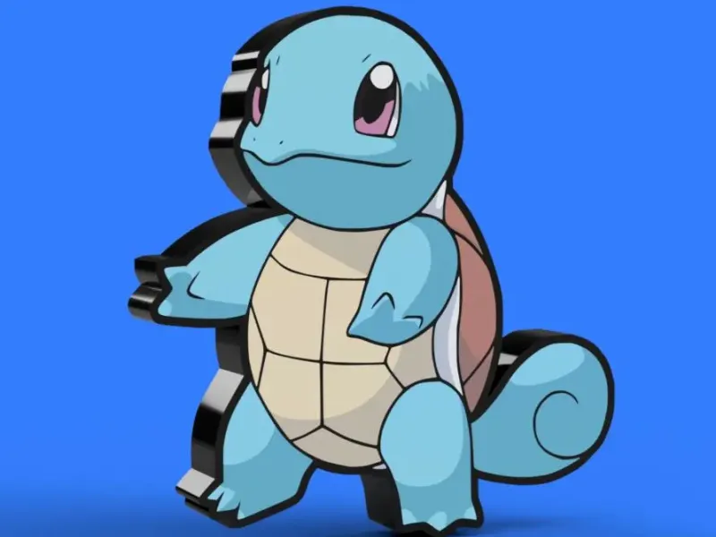 Caja de luz de Squirtle