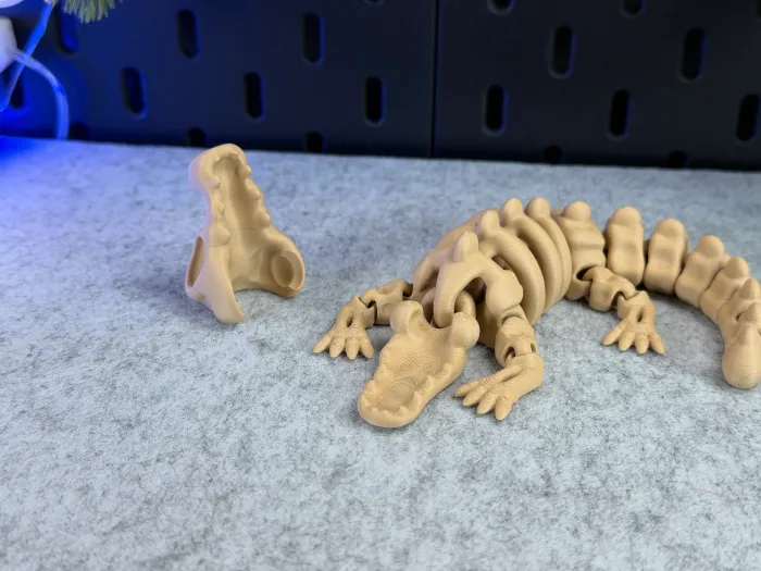 Articulated Skeleton Crocodile - Toys - PLA - 3D printed product - фото 10