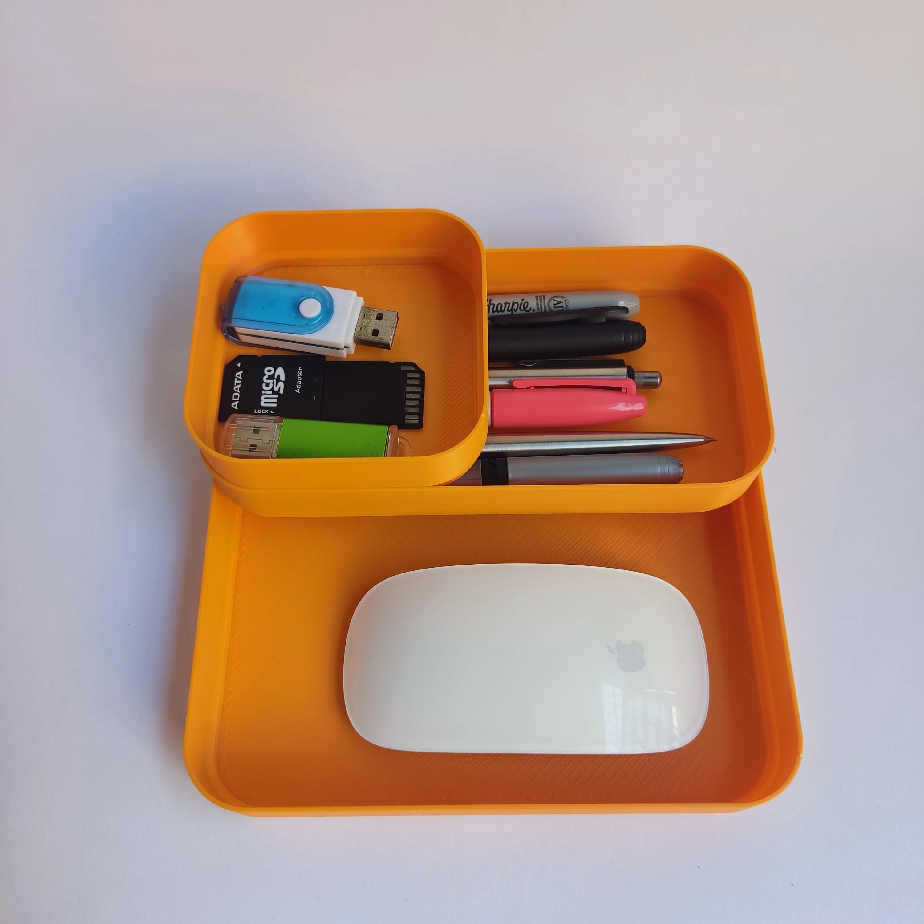 modular desk tray