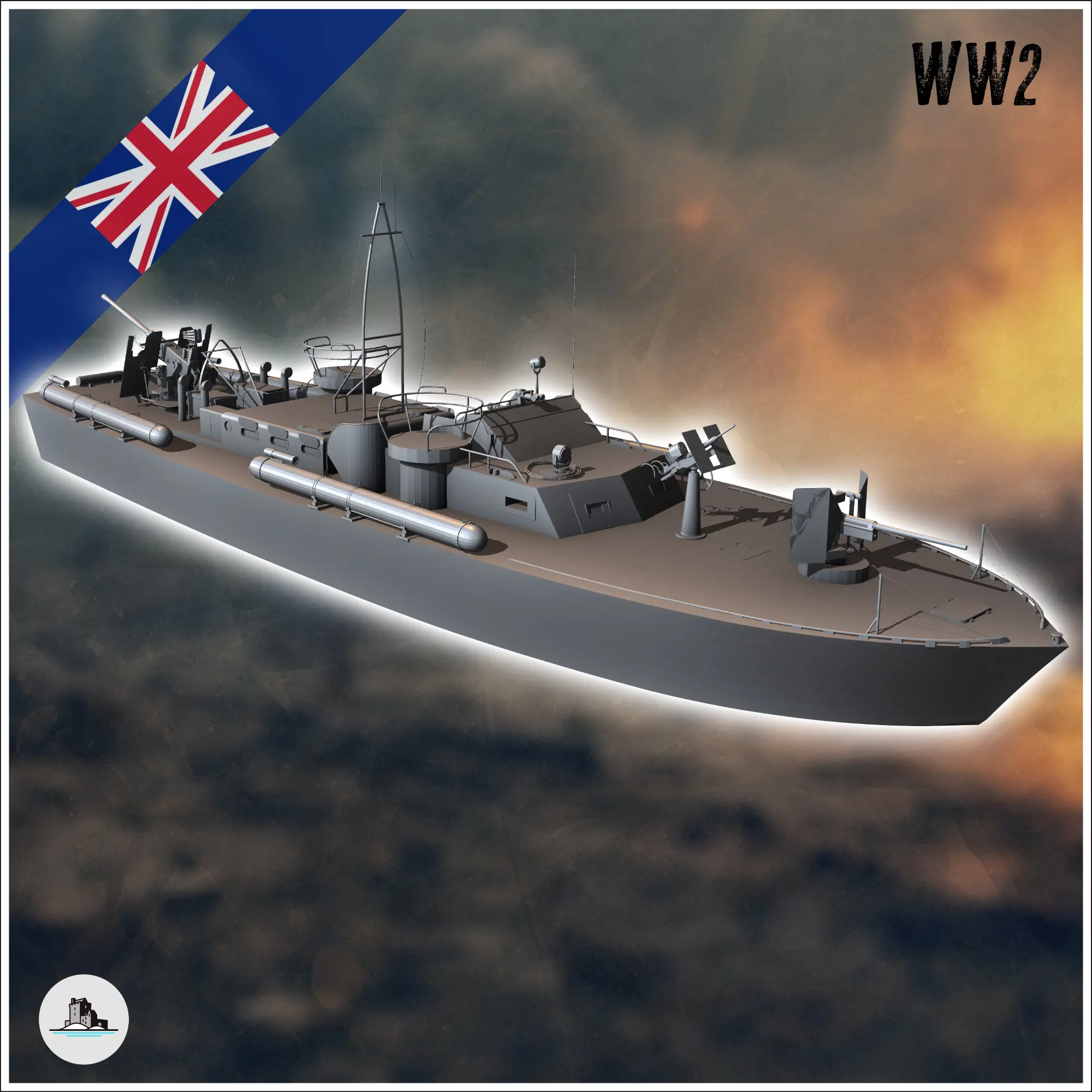 Britisches schnelles motor torpedoboot (2) - miniaturen warhammer t