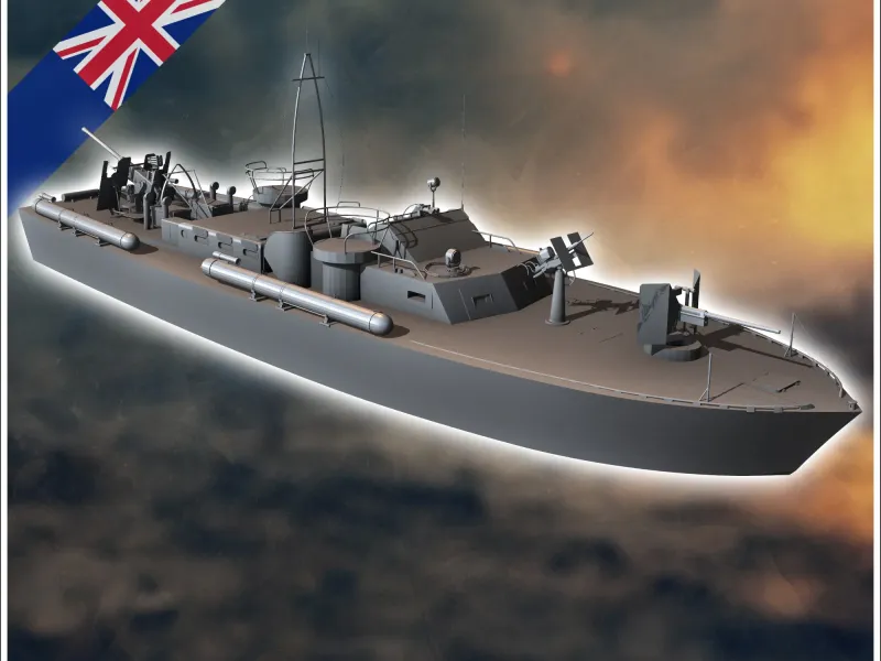 British fast motor torpedo boat (2) - miniatures warhammer t