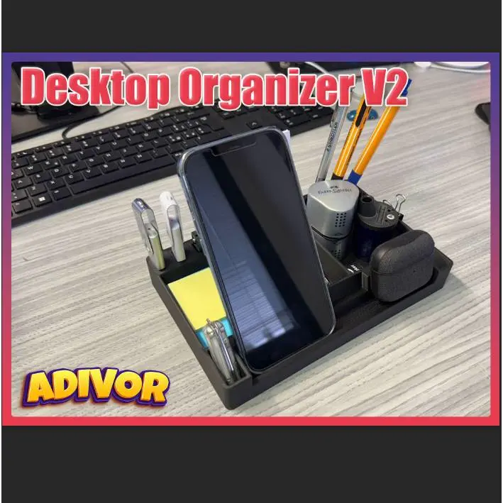 Desktop organizer V2 Phone Holder