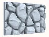 Rugged Stone Wall for 3D Printing-1