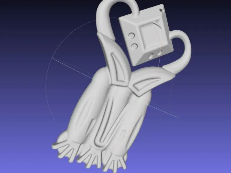 Final Fantasy XIV Dancer Back Pendant Printable Model