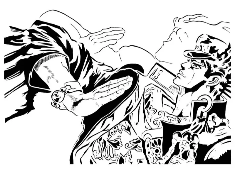 Jotaro Kujo sjabloon
