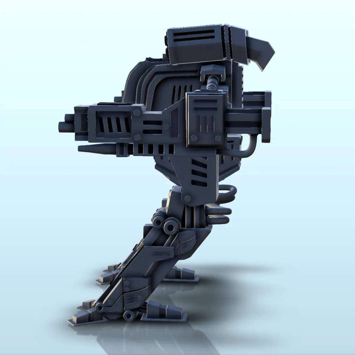 Uzsus robot de combate (9) - ciencia ficción futuro 40k b
