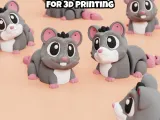 Articulated Mouse STL & 3MF – Flexi Fidget Toy-3