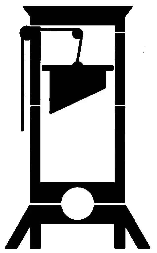 Guillotine stencil
