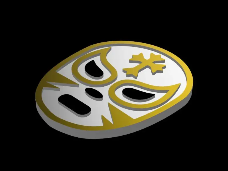 Lucha libre mexicana Relicario de Plata