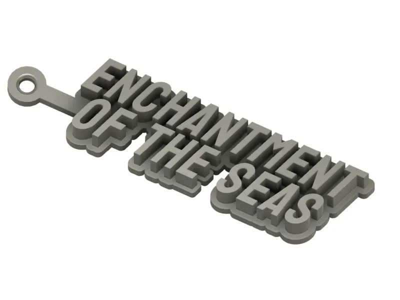 Royal Caribbean Enchantment of the Seas Keychain / Keyring