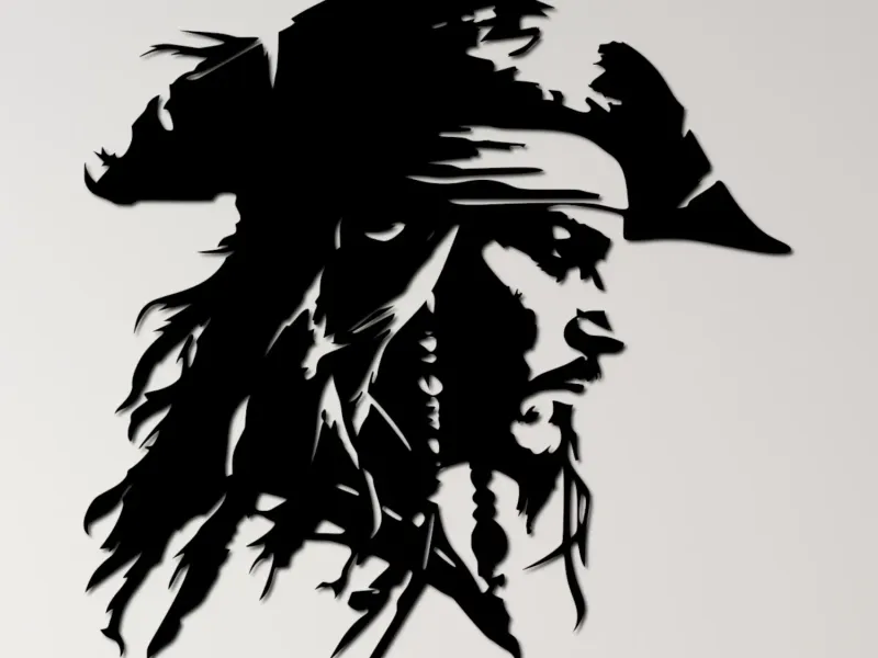 Arte mural de Jack Sparrow