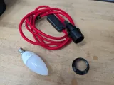 big Doberman lamp for e14 LED socket-6