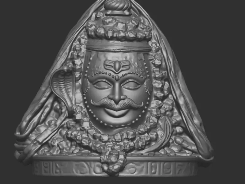 Mahakal 3D Model Shiva Sculpture