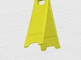 Mini Caution Wet Floor - Warning Signs-0