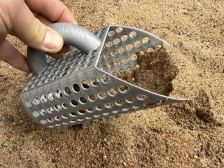 Sand strainer, for the beach, or for cleaning sand