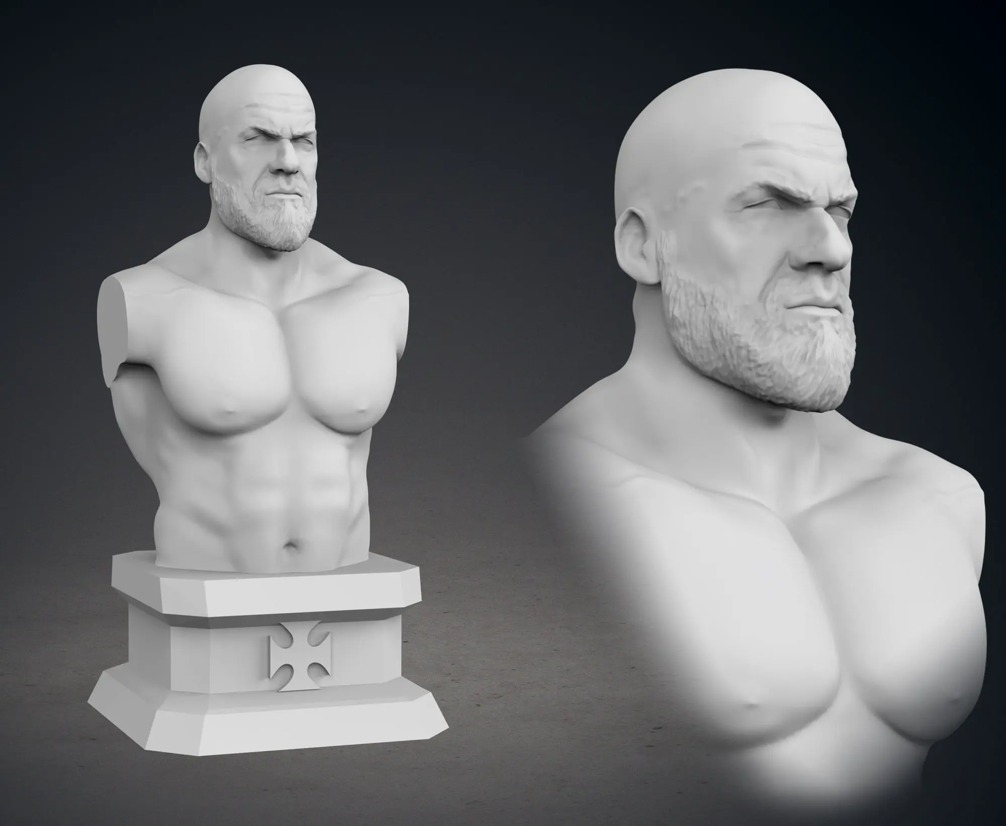 TRIPLE H BUST - CLASSIC AND CURRENT VERSIONS