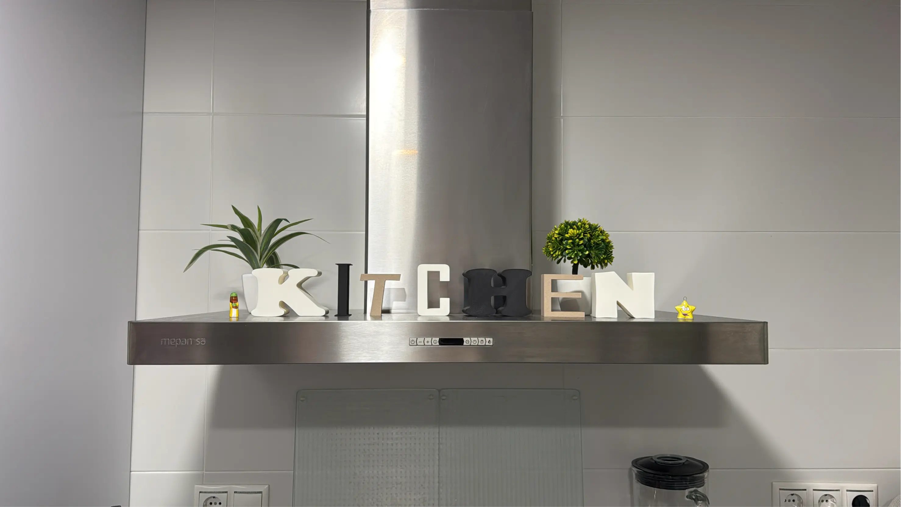 Letras cocina diferentes de decoración