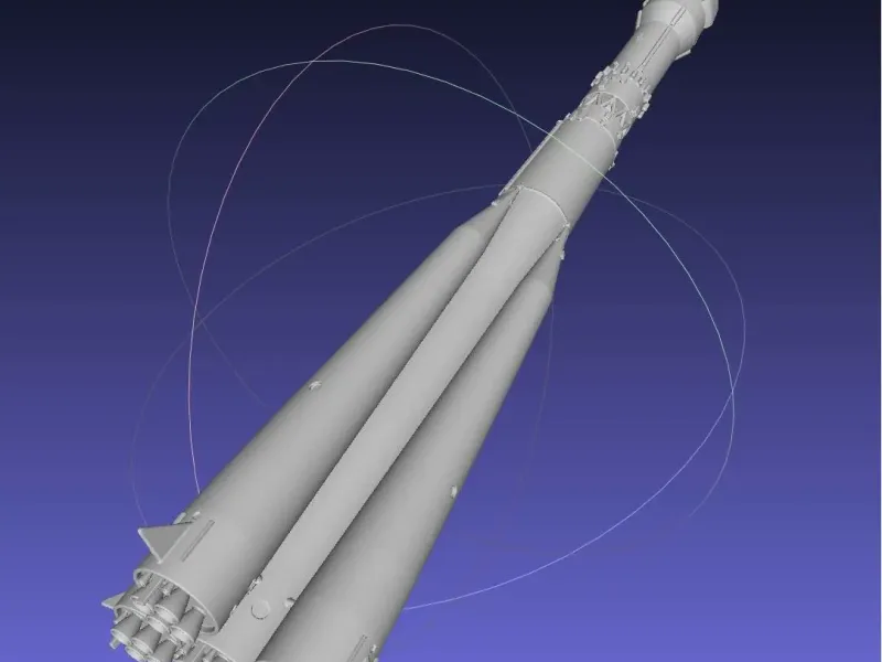Soyuz Rocket Basic Printable Model