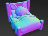 pokemon eevee bed time-1