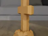 He Is Risen Easter Cross STL 3D Print Model-6
