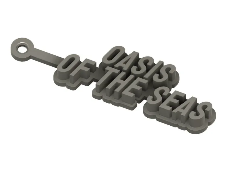 Royal Caribbean Oasis of the Seas Keychain / Keyring