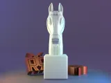Standing horse head-3