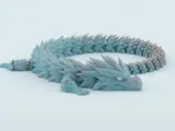 Frostbite – Articulated Ice Dragon STL  Print‑in‑Place Fanta-3