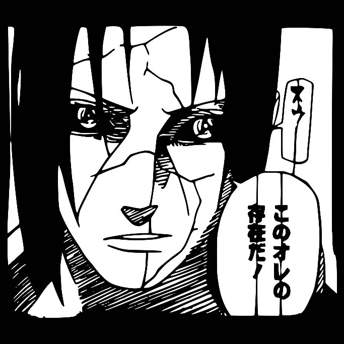 Itachi stencil
