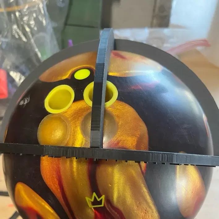 Bowling Ball Ruler (uneditable/different then photos)