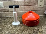 Stackable Sports Training Cone Holder with Vertical Storage.-4
