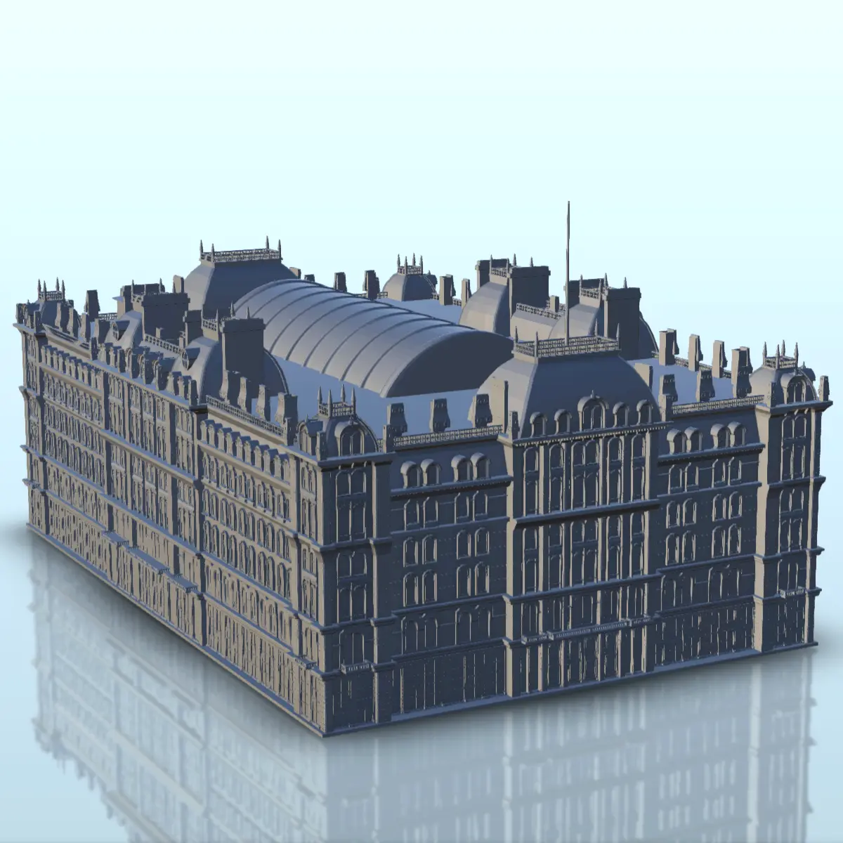 Luxurious hotel 8 - scenery warhammer miniatures ww2 tableto