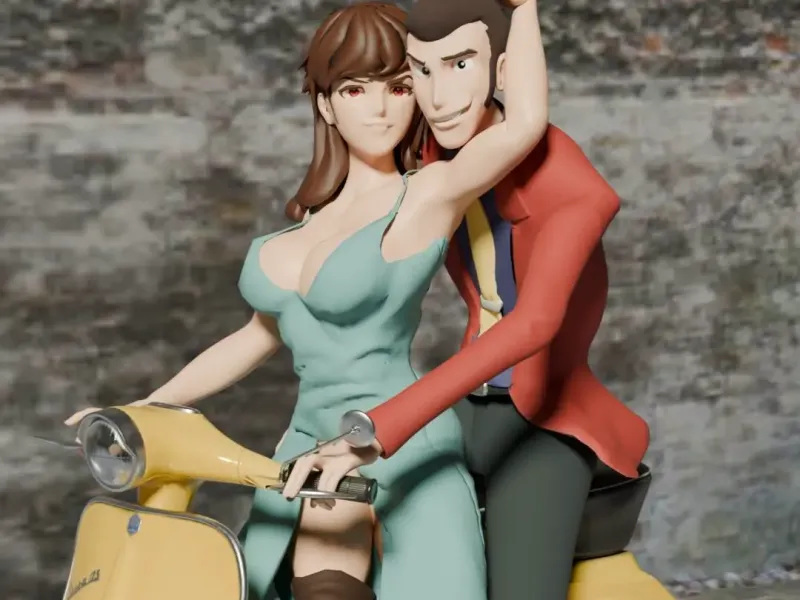 Lupin III & Fujiko Mine