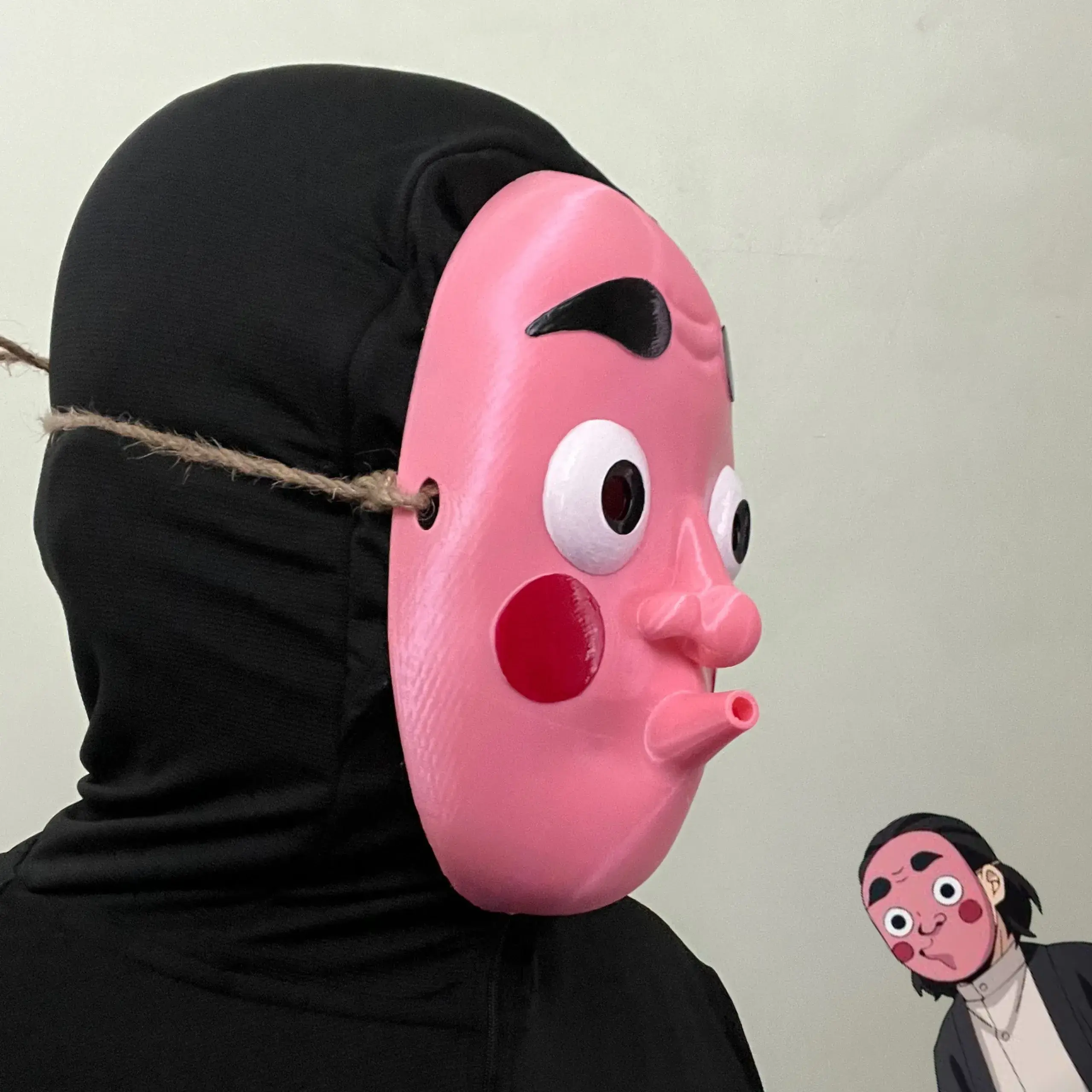 Máscara Kozo Kanamori - Demon Slayer - Máscara Kimetsu No Yaiba