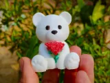 バレンタインスペシャル - 花付きテディベア-3