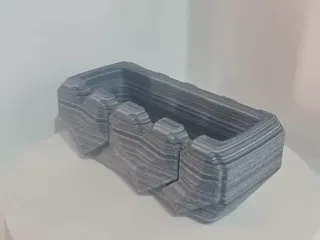 geometric heart planter