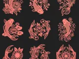 Floral Koi Fish CNC SVG STL Pack 9 Designs-3