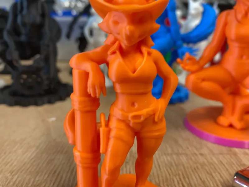 Westerse vrouwelijke wolf, Cowgirl wolf