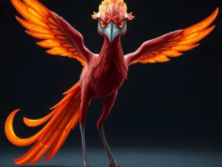 Chibi Pet Monster Phoenix