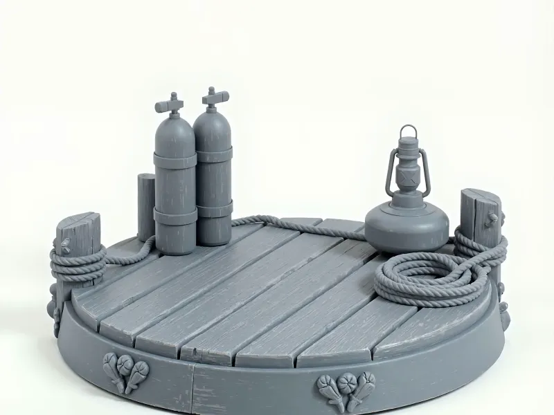 Base marina buzo