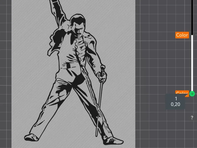 Freddie Mercury iconic pose