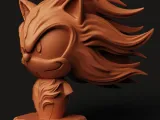 Sonic vs Shadow Split Bust | Hedgehog Rivalry Statue-4