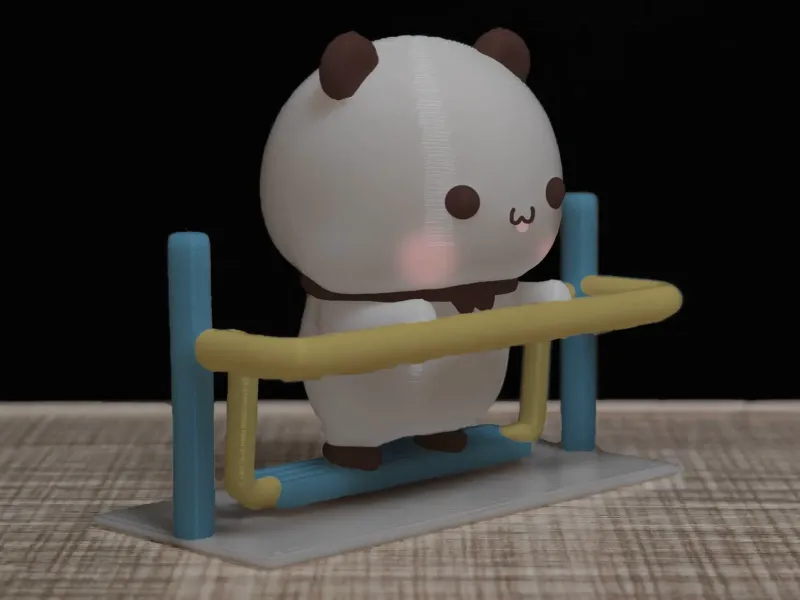 Couple Bear-Play fitness equipment Yier