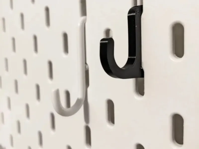 Compact Pegboard Hook - (Ikea Skadis)