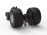 Pro Stock Pulling Tractor Base Scale 1:25-6