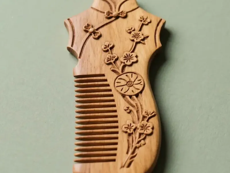 Pettine in legno Hanfu