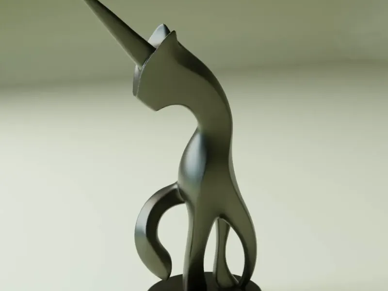 Unicorn Sculpture - Modern