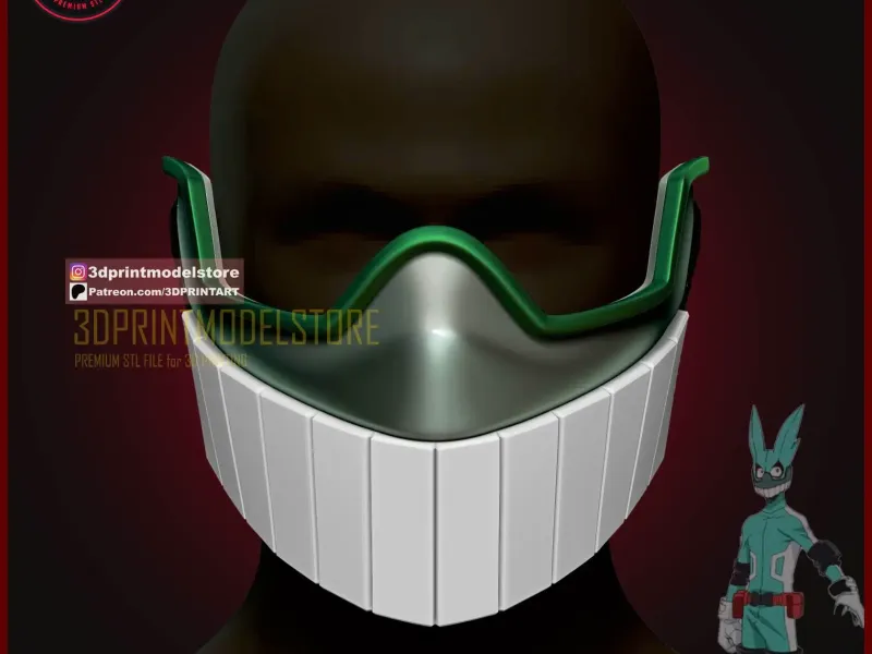 Midoriya Deku Mask from My Hero Academia - Anime Cosplay