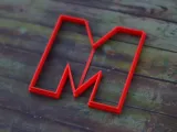 LETTER M COOKIE CUTTER-0