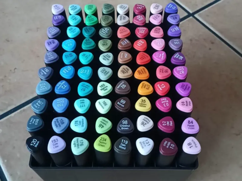 marker box 80 pcs