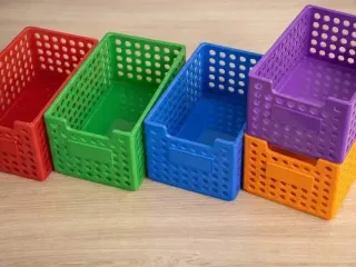Stackable Boxes Different Colours
